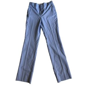 NEW mens blue‎ white stripe Vintage 80s pants trousers lightweight straight 34